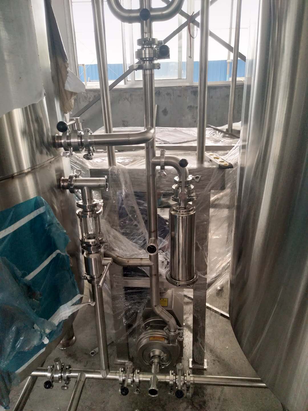  Canada 2 vessel 500L beer brewing system of SUS304 316 for sale from China w4